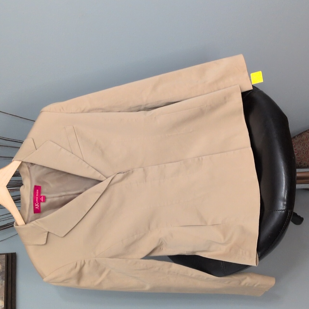 Anne Klein Jacket Tan Dress Coat